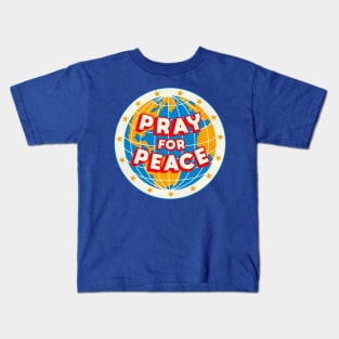 Pray For Peace Kids T-Shirt